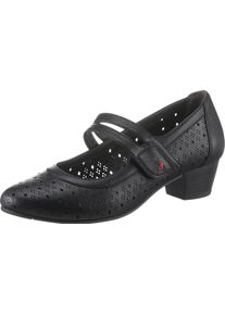 Jana Damen Pumps med vristrem svart Größe 38