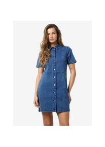 Noisy may , Jeanskleid »NMNISA S/S SLIM DENIM DRESS VI534MB NOOS« , Medium Blue Denim , N-Gr , XL -N-Gr , XL , Kurzes Denim Kleid von Noisy may