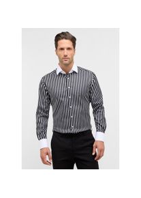 Eterna, Herren, Langarmhemd &raquo;MODERN FIT&laquo; NON IRON (b&uuml;gelfrei), schwarz, Normalgr&ouml;&szlig;en, 45 -Normalgr&ouml;&szlig;en, schwarz, Passform laut Hersteller: Modern Fit