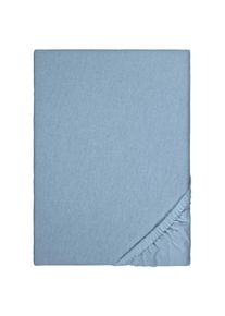 Fitted sheet winter fleece blue 180 x 190 - 200 x 200 cm
