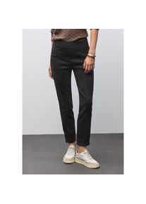 Street One, Damen, Stoffhose &raquo;Style Hope&laquo; mit elastischem Bund, Black, L&auml;nge 28, 34 -L&auml;nge 28, Black, Velours Hose von Street One