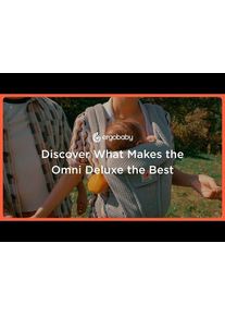 ergobaby Omni Deluxe Draagzak Mesh - Soft Olive