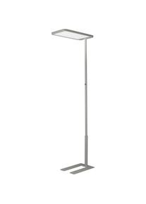 Hansa Staande LED-lamp Capella, dimbaar, zilvergrijs