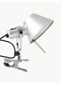 Artemide Candeeiro de secretária com fixação Tolomeo Pinza Prateado Material sintético, Metal Ø 18 x Alt 23 cm