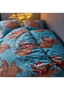 bonprix Ágyneműhuzat, kék, 1x 80/80 cm, 1x 155/220 cm