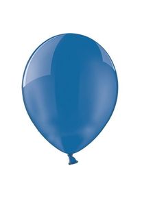 partydeco 100 latex balloons crystal blue 25cm