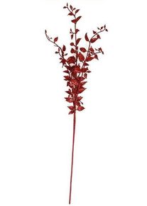 Branche de Noël scintillante en rouge 92cm