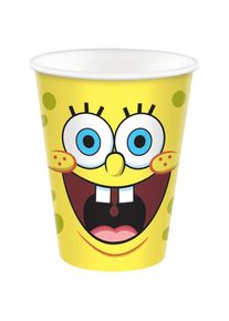 Amscan 8 SpongeBob-festkopper 266ml