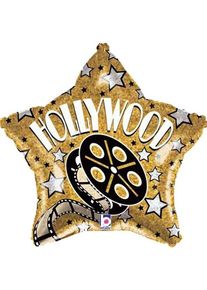 Ballon aluminium étoile hollywoodienne 48cm