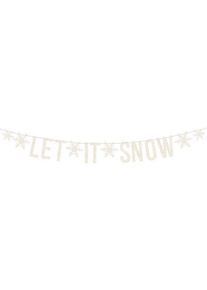 partydeco Let it Snow guirlande holographique 1,7 m