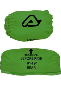Acerbis X-Tire, enjoliveurs de roues , couleur: Vert/Noir , taille: Unités