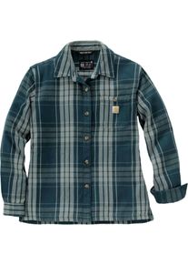 Carhartt Plaid Loose-Fit, camisa mulher , cor: Verde/Azul Escuro , tamanho: L