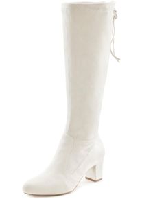 Lascana Dames Sliplaars in cr&egrave;me ,maat 42, Witt, 100% Textiel