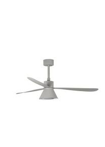 FARO Ventilador de teto AMELIA L CONE LED cinza
