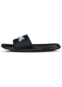 Lonsdale Sapato de praia/banho 'Naples' em preto Tamanho 41 Estampado com logo