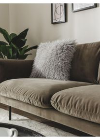 Oscar Gris 45x45 cm - Tapis poil court design moderne pour salon