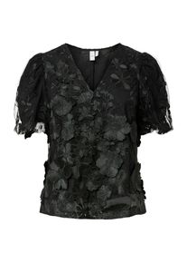 Y.A.S YAS Kvinnor Blus 'YASFlowering' svart Storlek S