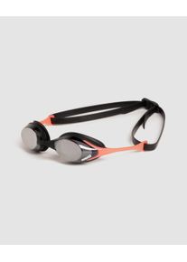arena Swim Goggles - Unisex - silver-coral - Size: One size fits all - Cobra Original Swipe Mirror Goggles