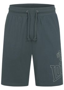 Lonsdale Calças 'Chilley' em verde Tamanho XL Estampado com logo