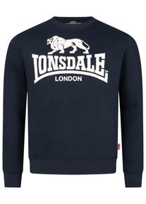 Lonsdale, Mænd, Sweatshirt 'Go Sport', Navy / Hvid, Størrelse 3XL