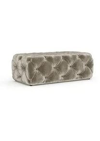 Maison de Reve Pouf Cosimo Beige Chenille , Textil , Füllung: Schaumstoff , Rund , 130x39x65 cm , Oeko-Tex® Standard 100, FSC 100%, Hergestellt in Europa , Wohnzimmer, Hocker, Poufs