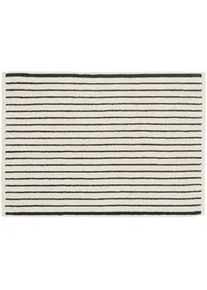 Dieter Knoll Collection Dieter Knoll Badematte , Schwarz, Ecru , Textil , rechteckig , 50x70 cm , Heimtextilien, Badtextilien, Badematten