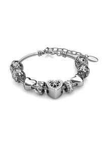 Heart 2 Heart Charm Bracelet Gift Set - Encrusted with Crystals From Swarovski!