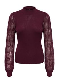 Only Kvinnor Tröja vinröd Storlek XS