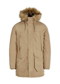 Jack & Jones JACK & JONES Parka de inverno 'JJCAMP' em bege Tamanho L Simples