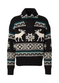 Polo Ralph Lauren Män Tröja mörkgrön / svart / ullvit Storlek XL