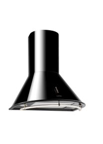 Klarstein Lumio Neo, digestor, 60 cm, komínový, 610 m³/h, retro dizajn, nehrdzavejúca oceľ, čierny