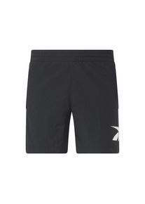 Reebok Pantaloni sportivi 'Vektor' Uomo - nero / bianco