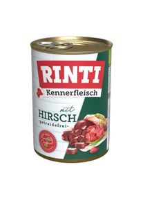 Rinti Kennerfleisch mit Hirsch 12x400g