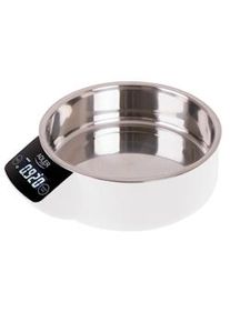 ADLER AD 3166, Balança de Cozinha Digital Taça 900ml, 5Kg, Função de Tara Aço Inox, Branco