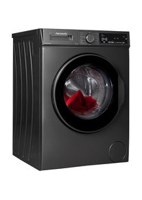 Hanseatic, Waschmaschine &raquo;HWMT31014A&laquo; 10 kg 1400 U/min, grau, Startzeitvorwahl & Kindersicherung