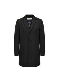 Only & Sons ONLY & SONS, Herren, Langmantel &raquo;ONSMAYLON OTL LIFE WOOL COAT OTW&laquo;, Black, M, Black, Mantel von Only & Sons