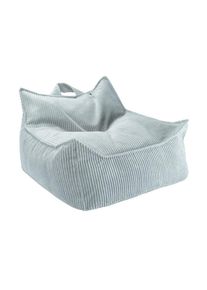 Fauteuil-sac d'enfant large cordage vert menthe Wigiwama