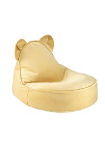 Teddy pouf enfant velours caramel salé Wigiwama