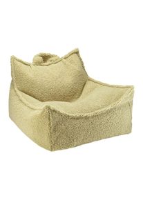 Fauteuil-sac d'enfant Tissu Teddy Matcha Wigiwama