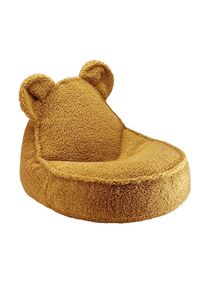 Teddy pouf pour enfant tissu en peluche Wigiwama