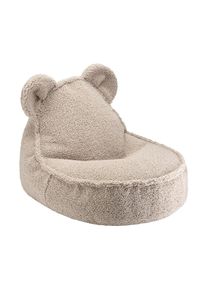 Teddy pouf pour enfant tissu en peluche Wigiwama
