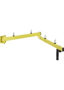 Mottez Draagarm, aluminium, geel, l x b 1310 x 50
