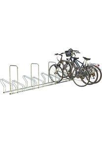 Mottez Fietsenrek op 2 niveaus naast elkaar, 8 parkeerplaatsen, metaaloptiek