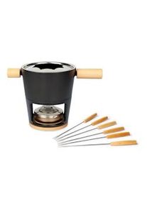 Stöckli – Set de fondue de queso Titlis de hierro fundido de 16 cm para 6 personas