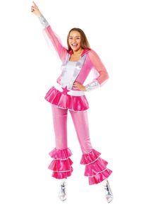 Amscan 70s Disco Queen costume pink