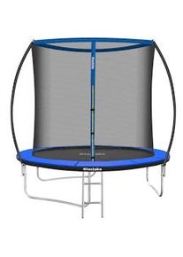 TecTake GmbH tectake Trampolino Jumpy con rete di sicurezza nero/blu - 405617