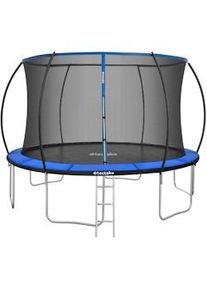 TecTake GmbH tectake Trampolino Jumpy con rete di sicurezza nero/blu - 405619