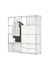 Tchibo - »Cn3« gardróbszekrény 2 lenyíló ajtóval és 2 fiókkal - fehér