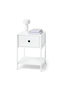 Tchibo - »Klaar« fiókos éjjeliszekrény - fehér