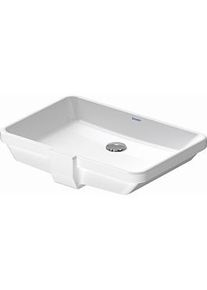 Duravit Design Classics Einbauwaschtisch Universal 0316530000 Einbau von unten, ohne Hahnloch, 525 mm, Weiß Hochglanz